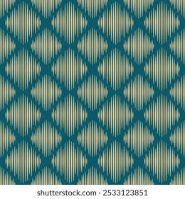 Ikat seamless pattern, motif ethnic handmade, Ikat ethnic tribal, boho colors seamless wallpaper. Ethnic Ikat abstract background art.Illustration for greeting cards, printing, carpet, rug, scarf