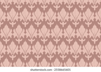 Ikat seamless pattern. Native traditional.