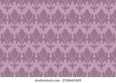 Ikat seamless pattern. Native traditional.