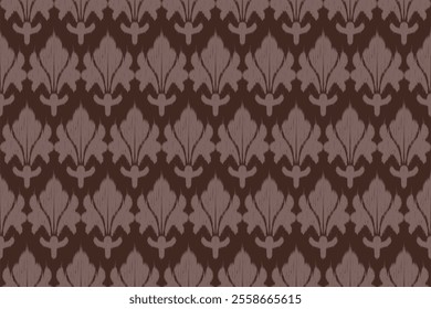 Ikat seamless pattern. Native traditional.