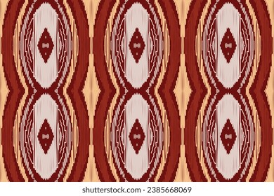 Ikat Seamless pattern paisley embroidery on white background.Ikat ethnic oriental seamless pattern traditional.Aztec style abstract vector illustration.design for texture,fabric,clothing,saree,sari