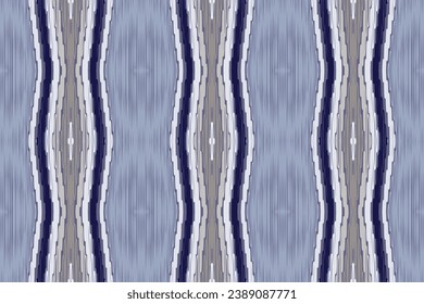 Patrón Ikat Seamless paisley bordado fondo tribal. Ikkat de etnia oriental sin costuras patrón tradicional.Estilo azteca ilustración vectorial abstracta.diseño para textura, tela, ropa, saree, sari
