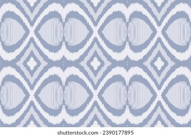 Ikat Patrón sin costura paisley bordado Fondo tribal.Ikat étnico oriental sin costuras patrón tradicional.Estilo azteca ilustración abstracta de vector.diseño para textura, tela, ropa, sari, sari