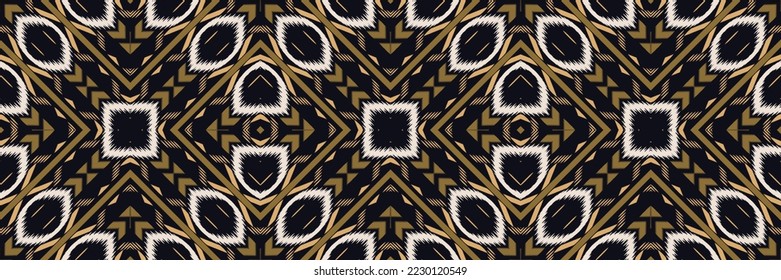 Ikat Seamless Pattern Scandinavian Embroidery, Ikat diamond Digital textile Asian Design for Prints Fabric saree Mughal Swaths texture Kurti Kurtis Kurtas, Motif Batik