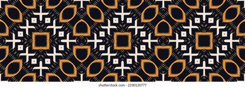 Ikat Seamless Pattern Scandinavian Embroidery, Ikat fabric Digital textile Asian Design for Prints Fabric saree Mughal Swaths texture Kurti Kurtis Kurtas, Motif Batik