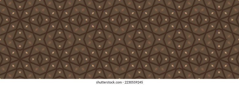Ikat Seamless Pattern Scandinavian Embroidery, Ikat vector Digital textile Asian Design for Prints Fabric saree Mughal Swaths texture Kurti Kurtis Kurtas, Motif Batik