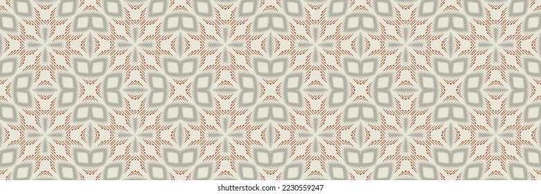 Ikat Seamless Pattern Scandinavian Embroidery, Ikat texture Digital textile Asian Design for Prints Fabric saree Mughal Swaths texture Kurti Kurtis Kurtas, Motif Batik