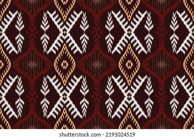 Ikat Seamless Pattern. ikat stripes batik textile seamless pattern digital vector design for Print saree Kurti Borneo Fabric border brush symbols swatches party wear