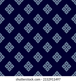 Ikat seamless pattern such as cloth, curtain, textile wallpaper, surface texture background design.