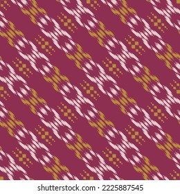 Ikat patrón ininterrumpido patrón tribal abstracto de patrón sin foco. Étnica Geométrica Ikkat Batik Vector digital Diseño para imprentas Saree de tela Mughal símbolo de pincel Swath textura Kurti Kurtis Kurtas Kurtas