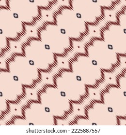 Ikat seamless pattern tribal Africa Seamless Pattern. Ethnic Geometric Batik Ikkat Digital vector textile Design for Prints Fabric saree Mughal brush symbol Swaths texture Kurti Kurtis Kurtas