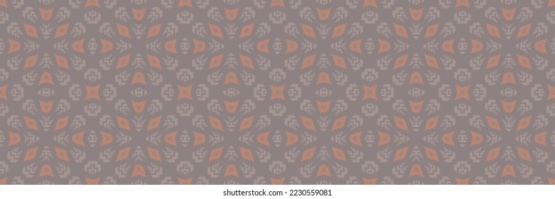 Ikat Seamless Pattern tribal African n Embroidery, Ikat pattern Digital textile Asian Design for Prints Fabric saree Mughal Swaths texture Kurti Kurtis Kurtas, Motif Batik