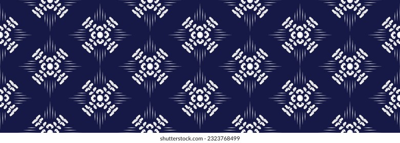 Ikat Seamless Pattern arte tribal bordado, banda Ikat Diseño textil digital asiático para imprentas saree de tela mughal textura Kurti Kurtis Kurtas, Motif Batik
