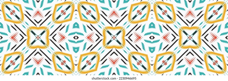 Ikat Patrón sin Marea Tribal Azteca Embroidery, flor Ikat Diseño Textil Digital Asiático para Impresiones Saree de tela Mughal Swaths textura Kurti Kurtis Kurtas, Motif Batik