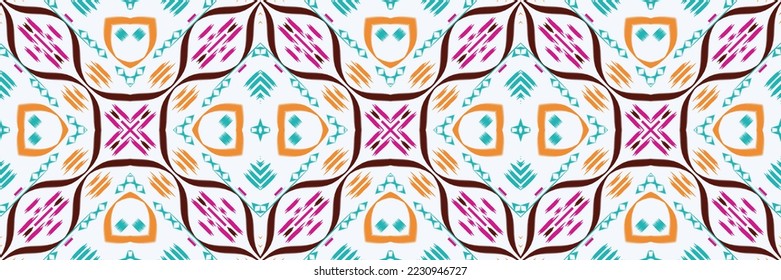 Ikat Seamless Pattern tribal Aztec Embroidery, Ikat patrón de Filipinas Textil Digital Asian Design for Imint Fabric saree Mughal Swaths textura Kurti Kurtis Kurtas, Motif Batik