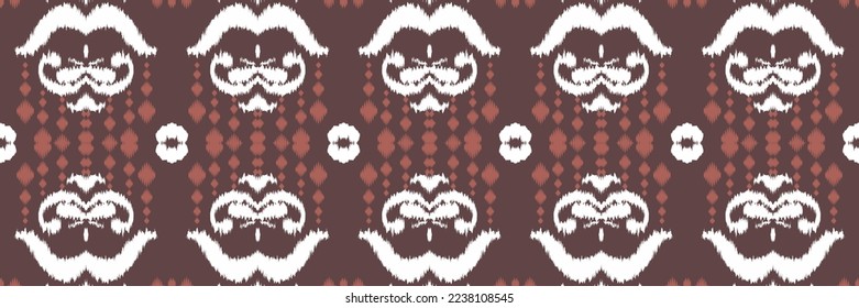 Ikat nahtlose Muster Stammes Hintergrund Geometrisches traditionelles ethnisch-orientalisches Design für den Hintergrund. Volkstickerei, indische, skandinavische, Zigeuner, mexikanische, afrikanische Teppiche, Tapete.