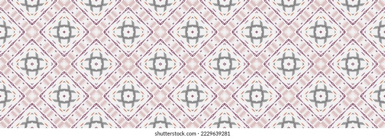 Ikat patrón sin fisuras de antecedentes tribales Patrón sin inconvenientes. Étnica Geométrica Batik Ikkat Vector digital Diseño para imprentas Saree de tela Mughal símbolo de pincel Swath textura Kurti Kurtis Kurtas Kurtas