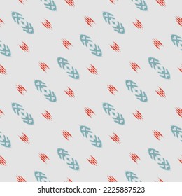 Ikat patrón sin fisuras cruz tribal Patrón sin problemas. Étnica Geométrica Batik Ikkat Vector digital Diseño para imprentas Saree de tela Mughal símbolo de pincel Swath textura Kurti Kurtis Kurtas Kurtas