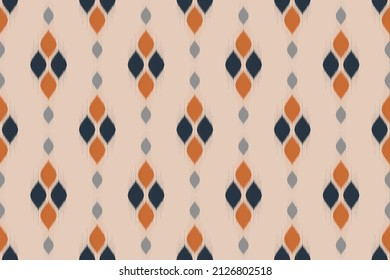 Ikat seamless pattern in tribal. Geometric ethnic traditional. Mexican striped style. Design for background, wallpaper, vector illustration, fabric, clothing, batik, carpet, embroidery.