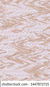 Ikat seamless pattern. Vector tie dye shibori print with stripes and chevron. Ink textured japanese background. Ethnic fabric vector. Bohemian fashion. Endless watercolor texture. African rug.