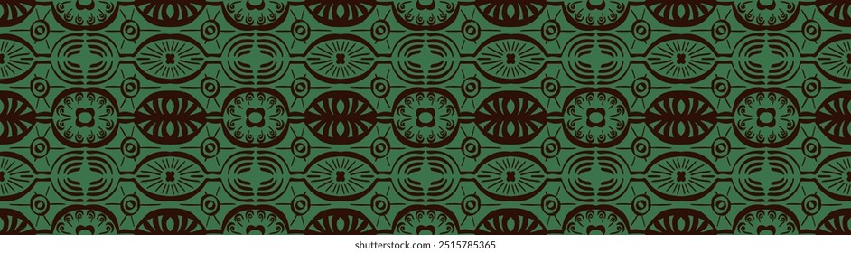 Ikat seamless pattern. Vector tie dye shibori print with stripes and chevron. Ink textured japanese background. Ethnic fabric vector. Bohemian fashion. Linear drawing