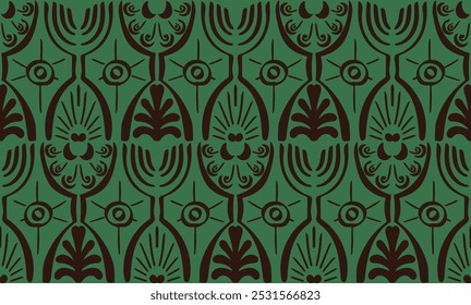 Ikat padrão sem emenda. Impressão shibori de tintura de gravata vetorial com listras e divisas. Plano de fundo japonês texturizado de tinta. Vetor de tecido étnico. Moda boêmia. Desenho linear