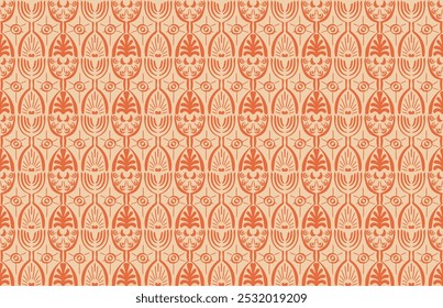 Ikat padrão sem emenda. Impressão shibori de tintura de gravata vetorial com listras e divisas. Plano de fundo japonês texturizado de tinta. Vetor de tecido étnico. Moda boêmia. Desenho linear