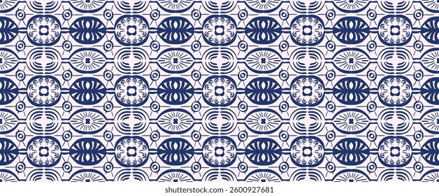 Ikat seamless pattern. Vector tie dye shibori print with stripes and chevron. Ink textured japanese background. Ethnic fabric vector. Bohemian fashion. Linear drawing