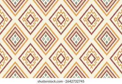 Ikat Nahtloses Muster, Abstrakte Kat, Azteken geometrisch, Ethnische Textur, Stoff für Wohnungseinrichtung Hintergrund, Teppich, Tapete, Kleidung, Batik