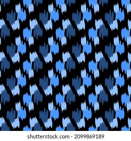 ikat Seamless pattern.Geometric colorful   ornament.Vector texture