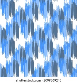 ikat Seamless pattern.Geometric colorful   ornament.Vector texture