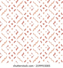Ikat nahtlos rosa Muster wie Stoff, Vorhang, Stoffdesign, Tapete, Oberflächenstrukturhintergrund. Schwarz-Weiß.Vektor EPS10