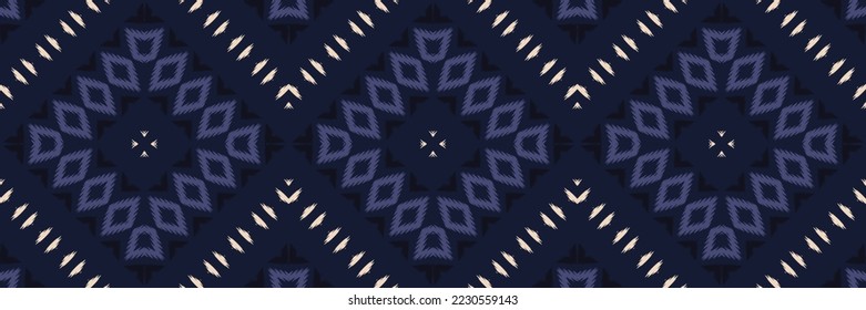 Ikat seamless Scandinavian embroidery, ikat seamless pattern tribal color, Ancient style Digital textile Asian Design for Prints Fabric saree Mughal Swaths texture Kurti Kurtis Kurtas