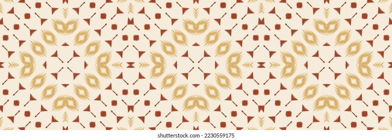 Ikat seamless Scandinavian embroidery, ikat seamless pattern tribal cross, Ancient style Digital textile Asian Design for Prints Fabric saree Mughal Swaths texture Kurti Kurtis Kurtas