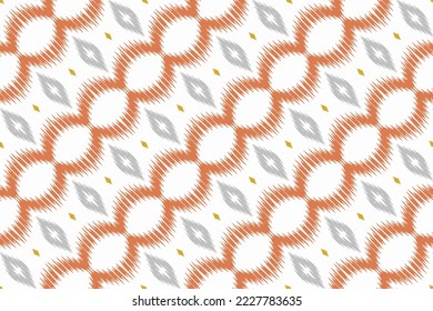 Ikat es un modelo tribal abstracto y transparente que no tiene cabida. Étnica Geométrica Batik Ikkat Vector digital Diseño para imprentas Saree de tela Mughal símbolo de pincel Swath textura Kurti Kurtis Kurtas Kurtas
