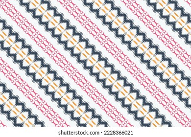 Ikat seamless tribal abstract Seamless Pattern. Ethnic Geometric Batik Ikkat Digital vector textile Design for Prints Fabric saree Mughal brush symbol Swaths texture Kurti Kurtis Kurtas