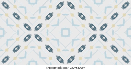 Ikat seamless tribal African Geometric Traditional ethnic oriental design for the background. Folk embroidery, Indian, Scandinavian, Gypsy, Mexican, African rug, wallpaper.