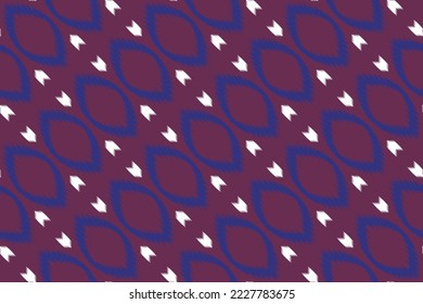 Ikat seamless tribal art Seamless Pattern. Ethnic Geometric Ikkat Batik Digital vector textile Design for Prints Fabric saree Mughal brush symbol Swaths texture Kurti Kurtis Kurtas