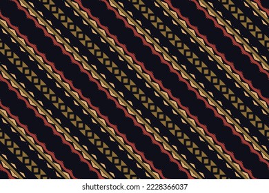 Ikat seamless tribal art Seamless Pattern. Ethnic Geometric Batik Ikkat Digital vector textile Design for Prints Fabric saree Mughal brush symbol Swaths texture Kurti Kurtis Kurtas