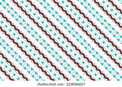 Ikat seamless tribal Aztec Seamless Pattern. Ethnic Geometric Batik Ikkat Digital vector textile Design for Prints Fabric saree Mughal brush symbol Swaths texture Kurti Kurtis Kurtas