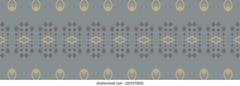 Ikat seamless tribal backgrounds Seamless Pattern. Ethnic Geometric Ikkat Batik Digital vector textile Design for Prints Fabric saree Mughal brush symbol Swaths texture Kurti Kurtis Kurtas