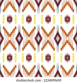 ikat stripe batik textile seamless pattern digital vector design for Print saree Kurti Borneo Fabric border brush symbols swatches cotton