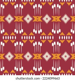 ikat stripe batik textile patrón sin fisuras diseño vectorial digital para Print saree Kurti Borneo Tejidos símbolos de pincel de borde swatches fiesta desgaste