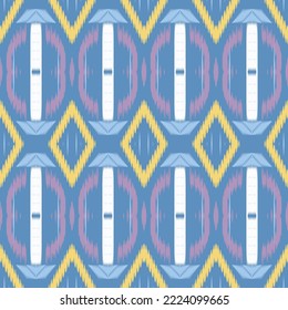 ikat stripe batik textile seamless pattern digital vector design for Print saree Kurti Borneo Fabric border brush symbols swatches designer