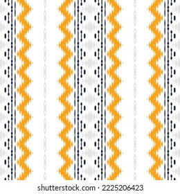 ikat stripes batik textile seamless pattern digital vector design for Print saree Kurti Borneo Fabric border brush symbols swatches stylish