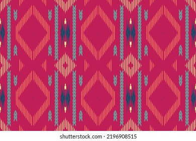 ikat stripes Ethnic design pattern vector background art geometric colorful Ethnic Indian Aztec pattern floral tribal design simple modern traditional hand drawn border