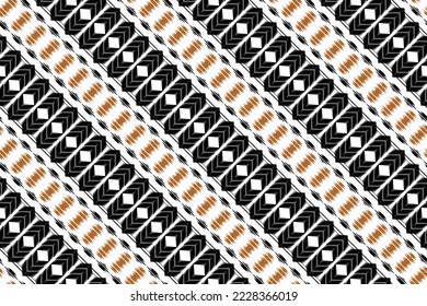 Ikat stripes tribal Africa Seamless Pattern. Ethnic Geometric Ikkat Batik Digital vector textile Design for Prints Fabric saree Mughal brush symbol Swaths texture Kurti Kurtis Kurtas