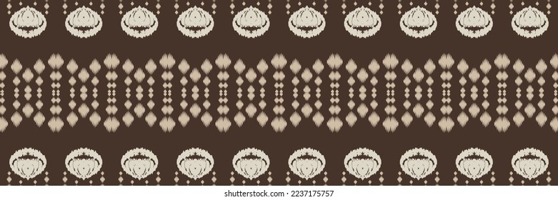 Ikat stripes tribal Africa Seamless Pattern. Ethnic Geometric Batik Ikkat Digital vector textile Design for Prints Fabric saree Mughal brush symbol Swaths texture Kurti Kurtis Kurtas