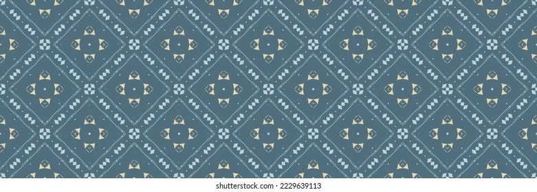 Ikat stripes tribal chevron Seamless Pattern. Ethnic Geometric Ikkat Batik Digital vector textile Design for Prints Fabric saree Mughal brush symbol Swaths texture Kurti Kurtis Kurtas