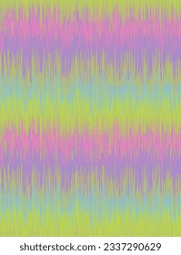 Ikat style pattern. Seamless colorful background. Ethnic vector ornament. Simple design for a textile, bed linen, carpet, wallpaper, clothing, fashion. 